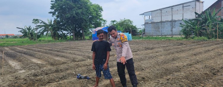 Polsek Tulangan Polresta Sidoarjo Tinjau Kesiapan Lahan P2B untuk Dukung Program Asta Cita